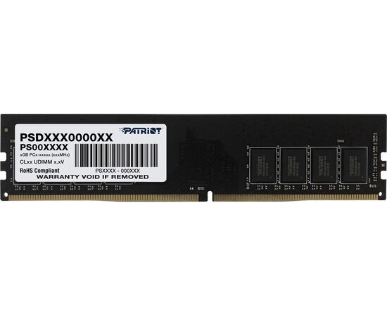  ОЗУ PATRIOT PSD416G320081 Signature Line DDR4 Module capacity 16Гб 3200 МГц Множитель частоты шины 22 1.2 В 