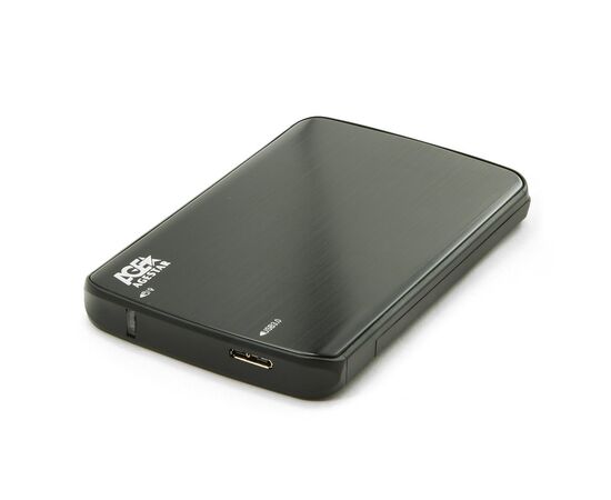  Корпус для HDD/SSD 2.5" Sata3 USB3.0 AgeStar 3UB2A12-6G Black, алюминий/пластик, безвинтовой 