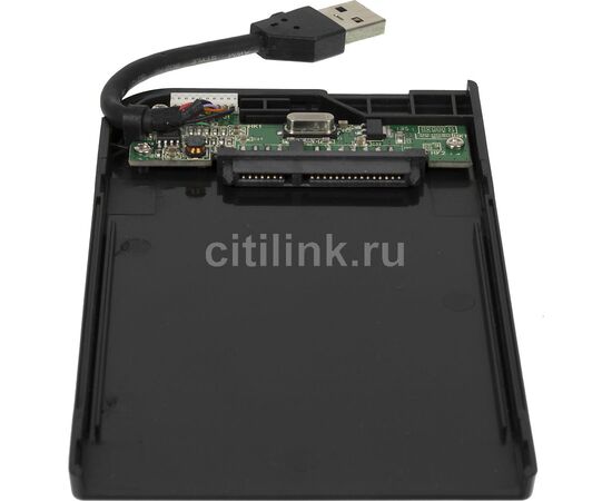  Внешний корпус для HDD/SSD AgeStar 3UB2A14 Sata II пластик/алюминий черный 2.5" 
