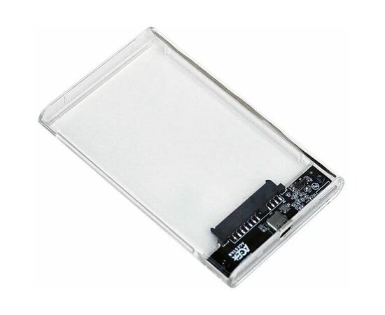  Внешний корпус для HDD/SSD AgeStar 3UB2P4C SATA III USB3.0 пластик прозрачный 2.5" 