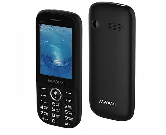  Мобильный телефон Maxvi K20 черный 