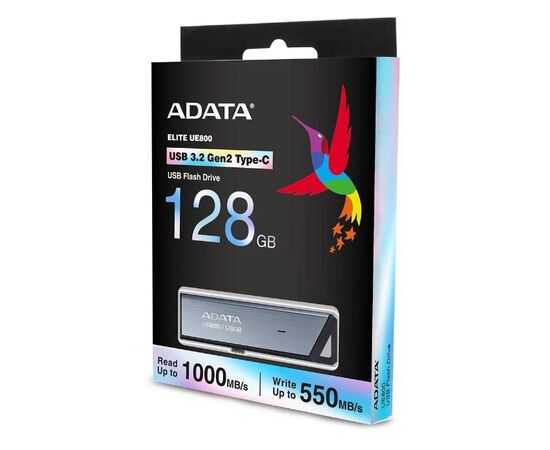  USB-флешка A-Data (AELI-UE800-128G-CSG) 128Gb Type-C UE800 USB3.2 серебристый 