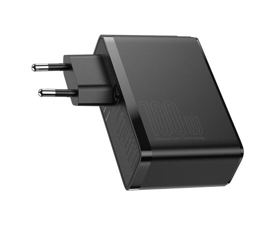  Сетевое зарядное устройство BASEUS GaN2 Pro 2xUSB + 2xUSB-C, 3A, 100W, черный 