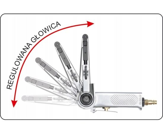  Пневмошлифмашина ленточная YATO YT-09741 10х330мм 