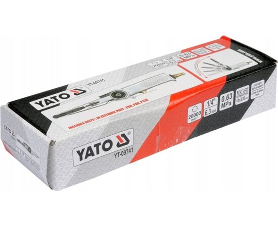  Пневмошлифмашина ленточная YATO YT-09741 10х330мм 
