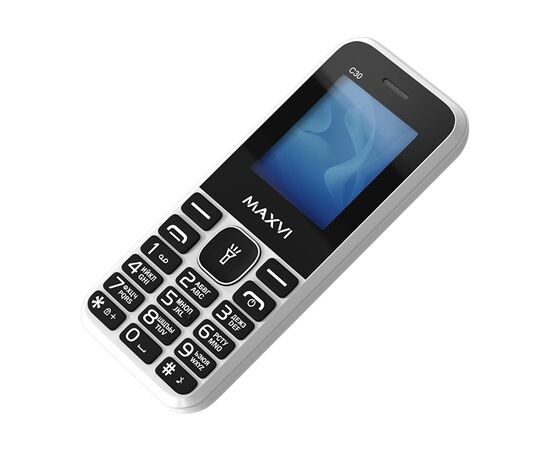 Мобильный телефон Maxvi C30 белый 