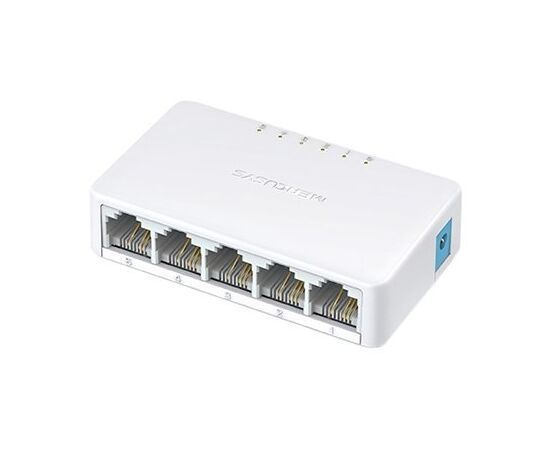  Коммутатор Mercusys MS105  неуправляемый, 5 портов Ethernet 100Mbps 