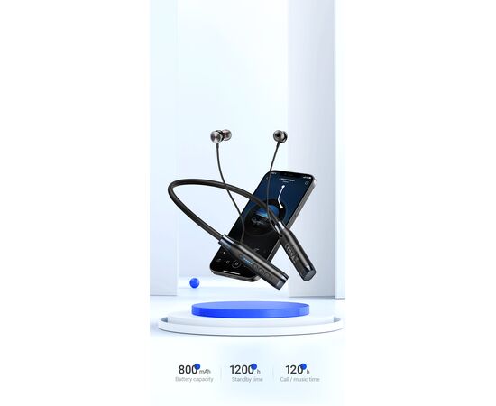  Наушники bluetooth HOCO ES62 Pretty neck-hang (черный) 