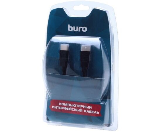  Кабель аудио-видео Buro HDMI (m)/HDMI (m) 3м Позолоченные контакты черный (BHP RET HDMI30-2) 
