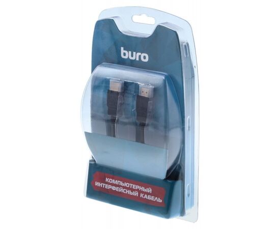  Кабель аудио-видео Buro HDMI 1.4 HDMI (m)/HDMI (m) 5м Позолоченные контакты черный (BHP RET HDMI50) 