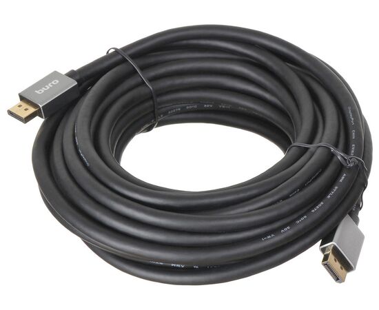  Кабель аудио-видео Buro DisplayPort (m)/DisplayPort (m) 10м. черный (BHP-DPP-1.4-10) 