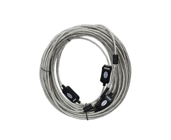  Кабель Vcom VUS7049-25M USB2.0-repeater, удлинительный активный Am-Af 25м 