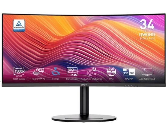  Монитор MSI Modern MD342CQP (9S6-3PC59H-031) черный 