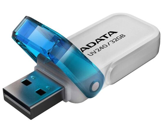  USB-флешка A-DATA 32GB AUV240-32G-RWH UV240, USB 2.0, Белый 