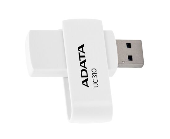  USB-флешка A-DATA UC310 (UC310-128G-RWH) , 128GB, USB 3.2, белый 