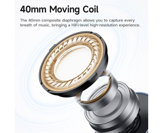  Наушники полноразмерные bluetooth HOCO W35 Max Auspicious ANC noise reduction BT headphones (черный) 