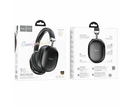  Наушники полноразмерные bluetooth HOCO W35 Max Auspicious ANC noise reduction BT headphones (черный) 