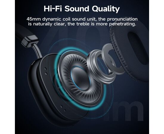  Наушники полноразмерные bluetooth HOCO W35 Max Auspicious ANC noise reduction BT headphones (черный) 