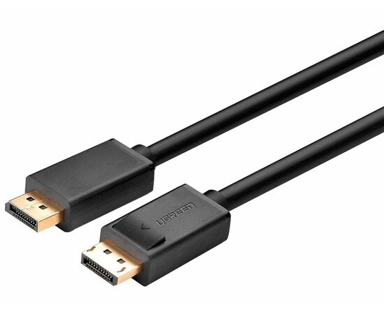  Кабель UGREEN DP102 10212 DP 1.2 Male to Male Cable 3m Black 