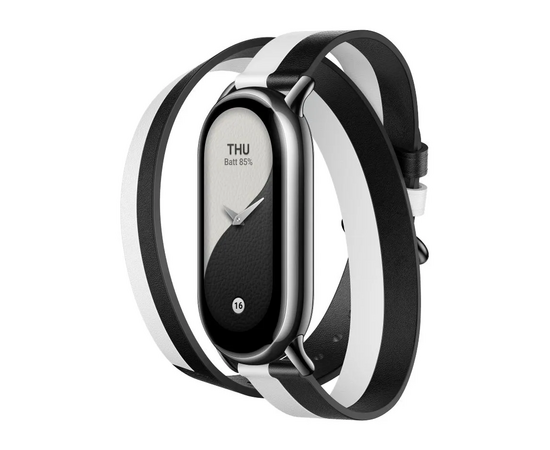  Ремешок Xiaomi Smart Band 8 Double Wrap Strap BHR7311GL Black and white 