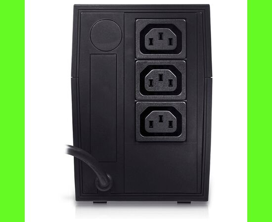  ИБП Powercom RPT-600AP, интерактивный, 600 ВА / 360 Вт, количество выходных разъемов: 3 (3 с питанием от батареи), USB, защита телефонной линии 
