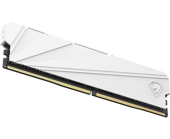  ОЗУ Netac Shadow S NTSSD4P32SP-08W DDR 4 DIMM 8Gb PC25600, 3200Mhz, C16 White, с радиатором 