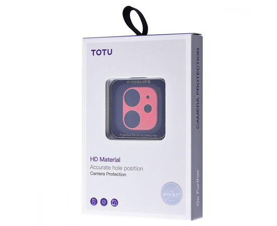  Защитное стекло на заднюю камеру TOTU AB-049 для iPhone 11, красный 