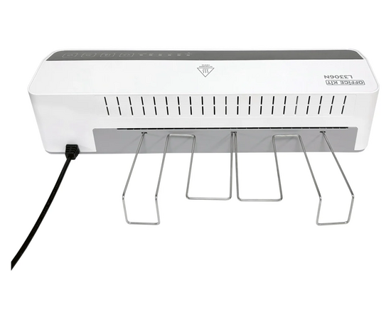 Ламинатор Office Kit L3306N белый/черный A3 (75-250мкм) 100см/мин (6вал.) хол.лам. лам.фото реверс 