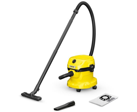  Строительный пылесос Karcher WD 2 Plus V-12/6/18/C 1000Вт (уборка: сухая/влажная) желтый 1.628-015.0 