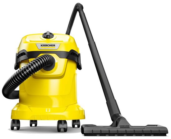  Строительный пылесос Karcher WD 2 Plus V-12/6/18/C 1000Вт (уборка: сухая/влажная) желтый 1.628-015.0 