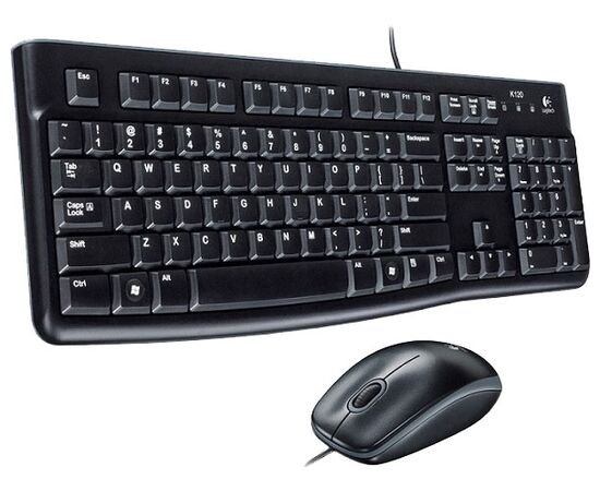  Клавиатура + мышь Logitech Desktop MK120 (920-002561) чёрная 