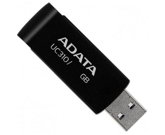  USB-флешка A-DATA UC310 (UC310-256G-RBK) 256GB USB 3.2, черный 