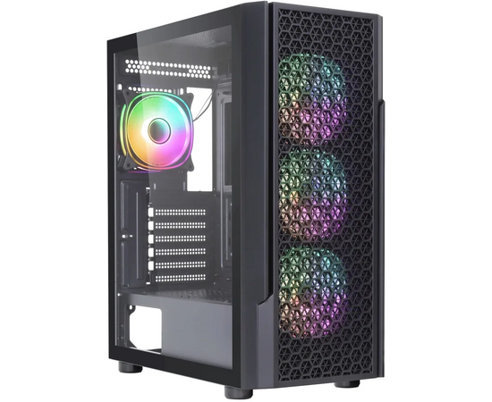  Корпус Accord 3312 (ACC-3312) черный без БП ATX 2xUSB2.0 1xUSB3.0 audio bott PSU 