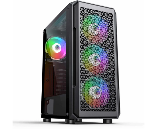  Корпус Accord 338 черный без БП ATX 1xUSB2.0 1xUSB3.0 1xUSB3.1 audio bott PSU 