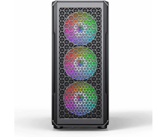  Корпус Accord 338 черный без БП ATX 1xUSB2.0 1xUSB3.0 1xUSB3.1 audio bott PSU 