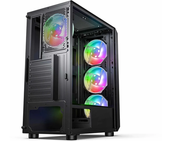  Корпус Accord 338 черный без БП ATX 1xUSB2.0 1xUSB3.0 1xUSB3.1 audio bott PSU 