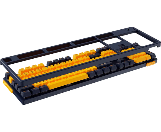  Клавиатура RAPOO V500Pro-Multi-Mode Gaming Mechanical KB Yellow/Blue 