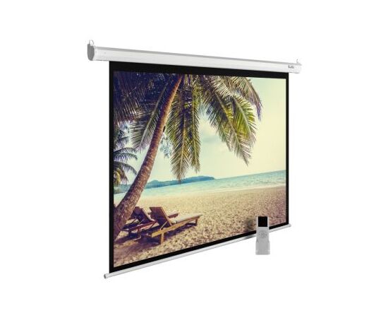 Экран Cactus 360x360см MotoExpert CS-PSME-360x360-WT 1:1 настенно-потолочный рулонный белый (моторизованный привод) 