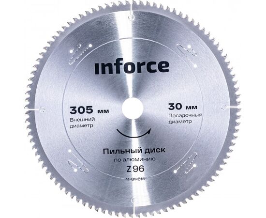  Пильный диск Inforce 11-01-614 305х30х96 по алюминию 