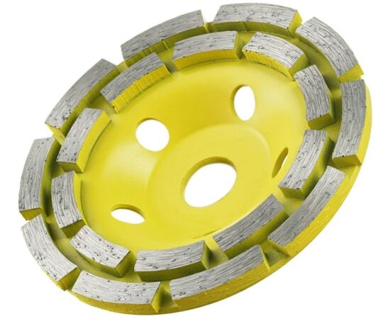  Чашка алмазная сегментная двухрядная по бетону Diamond Industrial DIDCH125S 125 мм 