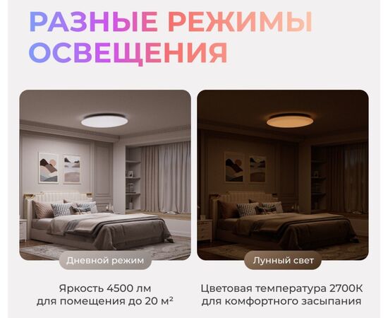  Потолочный светильник Yeelight Arwen Gen2 Ceiling Light D600 YLXDD-0150 