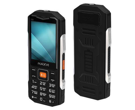  Мобильный телефон Maxvi T19 черный 