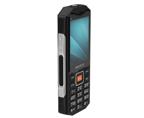  Мобильный телефон Maxvi T19 черный 