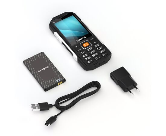  Мобильный телефон Maxvi T19 черный 