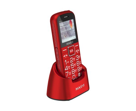  Мобильный телефон Maxvi B5ds up красный 