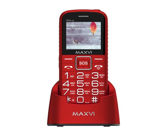  Мобильный телефон Maxvi B5ds up красный 