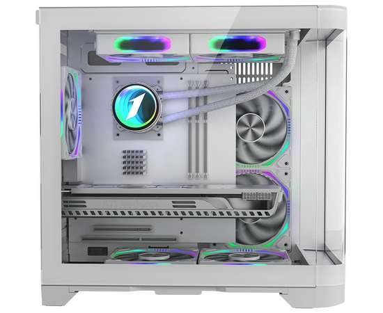  Корпус 1STPLAYER UVIEW UV5 White (UV5-WH) / mATX 