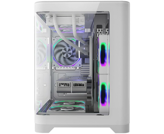  Корпус 1STPLAYER UVIEW UV5 White (UV5-WH) / mATX 