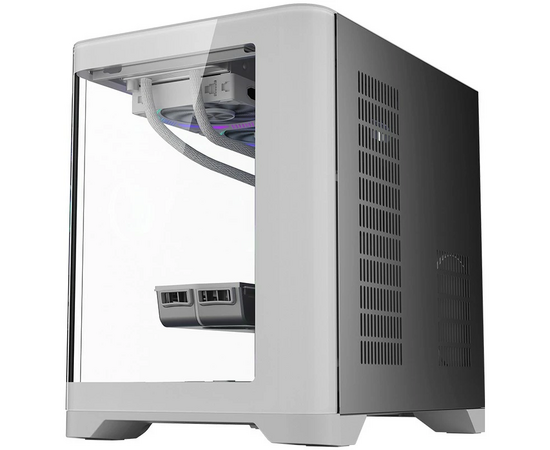  Корпус 1STPLAYER UVIEW UV5 White (UV5-WH) / mATX 