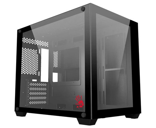  Корпус Bloody BD-CC108 черный без БП mATX 9x120mm 2xUSB3.0 audio bott PSU 